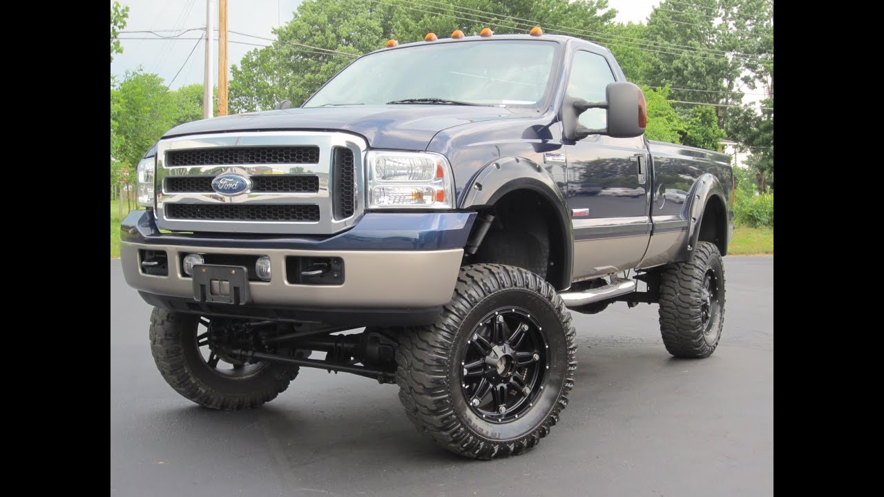 2006 Ford F 250 XLT 4x4 POWERSTROKE 8 PRO COMP LIFT 37" TIRES 20" FUEL