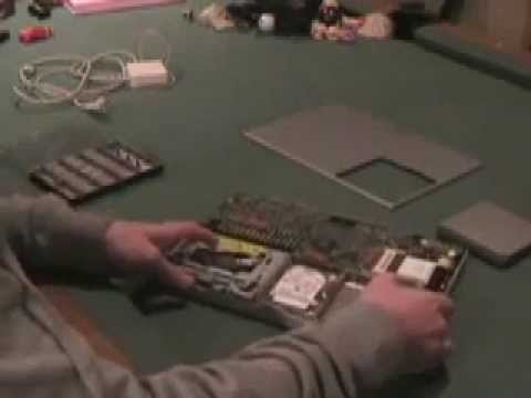 Powerbook G4 Titanium red light fix - YouTube