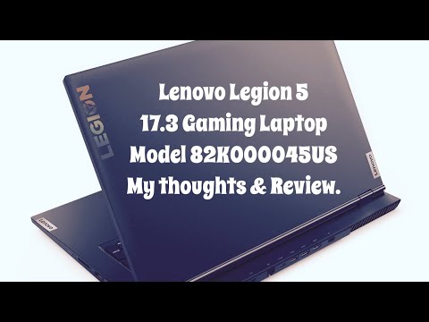 video Lenovo Legion 5 17 (2021, AMD)