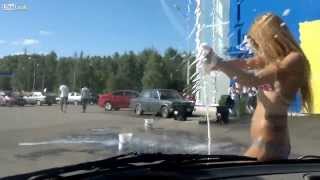 Unusual service at the car wash