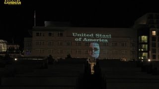 United Stasi of America Lightprojection @KimDotComt