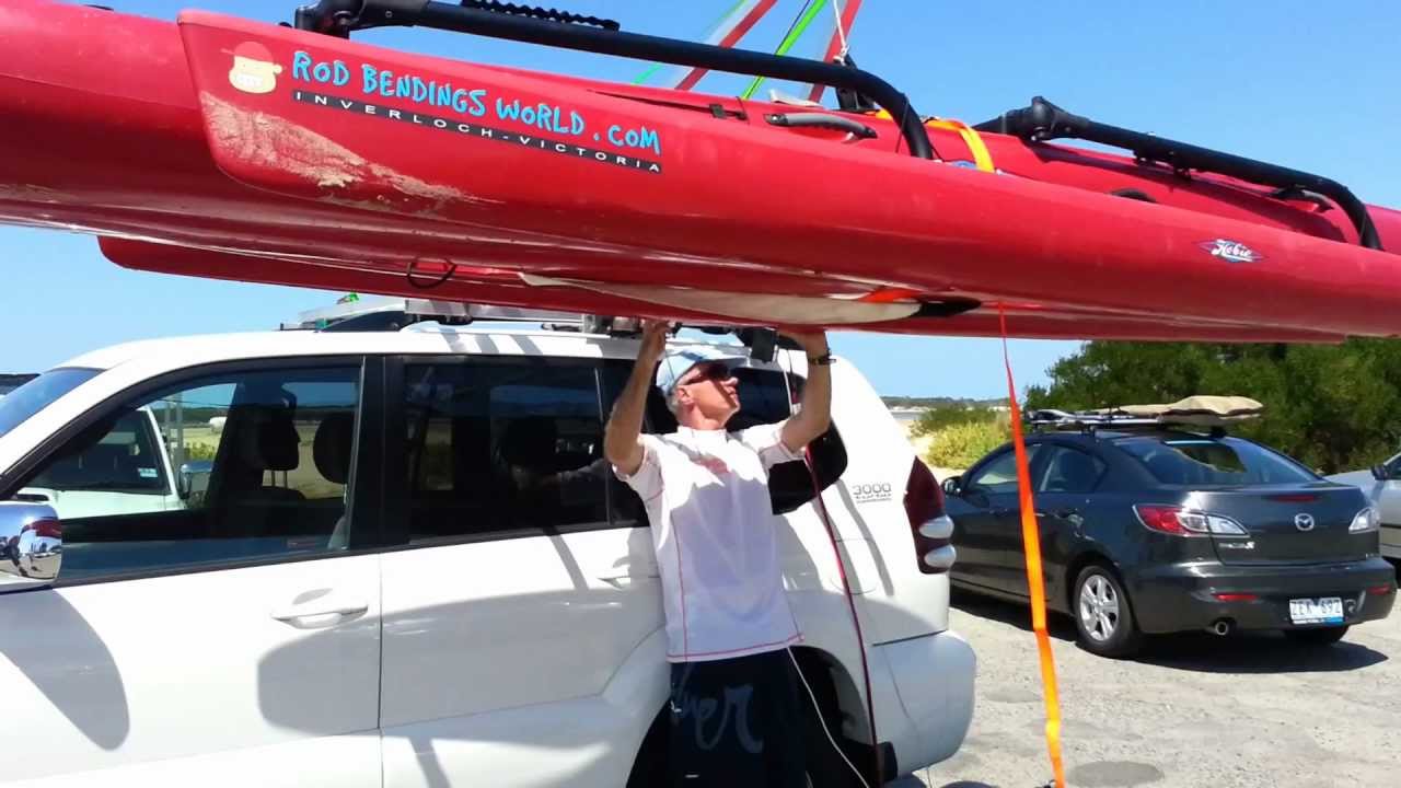 Kayak Hobie Tandem Island Rooftop Loader / Loading System / Hoist