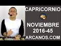 Video Horscopo Semanal CAPRICORNIO  del 30 Octubre al 5 Noviembre 2016 (Semana 2016-45) (Lectura del Tarot)