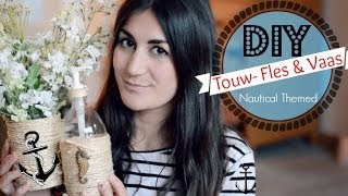 DIY Fles En Blik Met Touw Pimpen