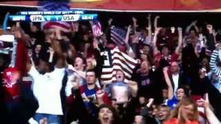 Kid flashes after US women's goal