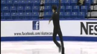 Skate Canada Yuzuru HANYU 20131024 practice (SP)