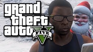 GTA 5 Online - Jet vs. Santa!  (GTA 5 Funny Moments!)