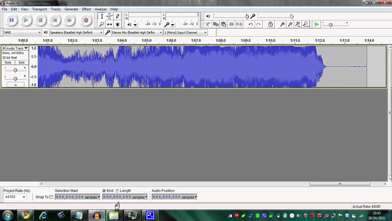 Audacity YouTube to MP3 Converter Final Stage! - YouTube