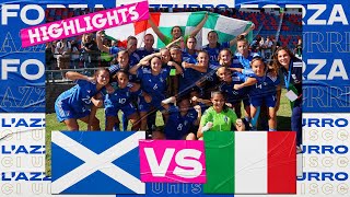 Highlights: Scozia-Italia 2-2 | Under 17 femminile | Round 1 qualificazioni Europeo