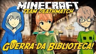 Minecraft: GUERRA NA BIBLIOTECA! (Mini-Game)