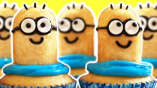 DESPICABLE ME MINION CUPCAKES - NERDY NUMMIES