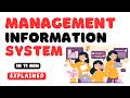 What is Management Information System (MIS)