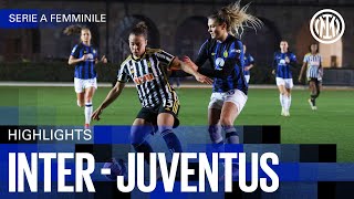 DEFEAT AT THE ARENA | INTER 0-2 JUVENTUS | WOMEN HIGHLIGHTS | SERIE A 23/24 ⚫🔵🇮🇹???