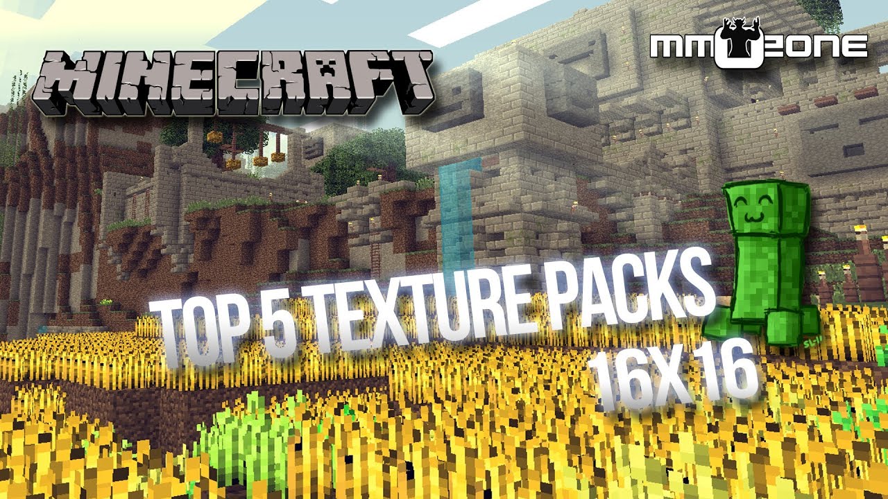 Minecraft - Top 5 Texture Packs (16x16) MMOZone.de - YouTube