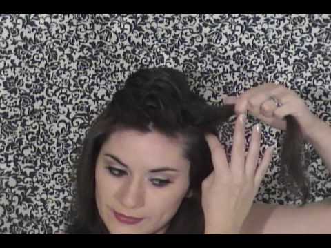 1920's Inspired Romantic Wave Hairstyle - Soft Curls - Short Hair - Pin Up
