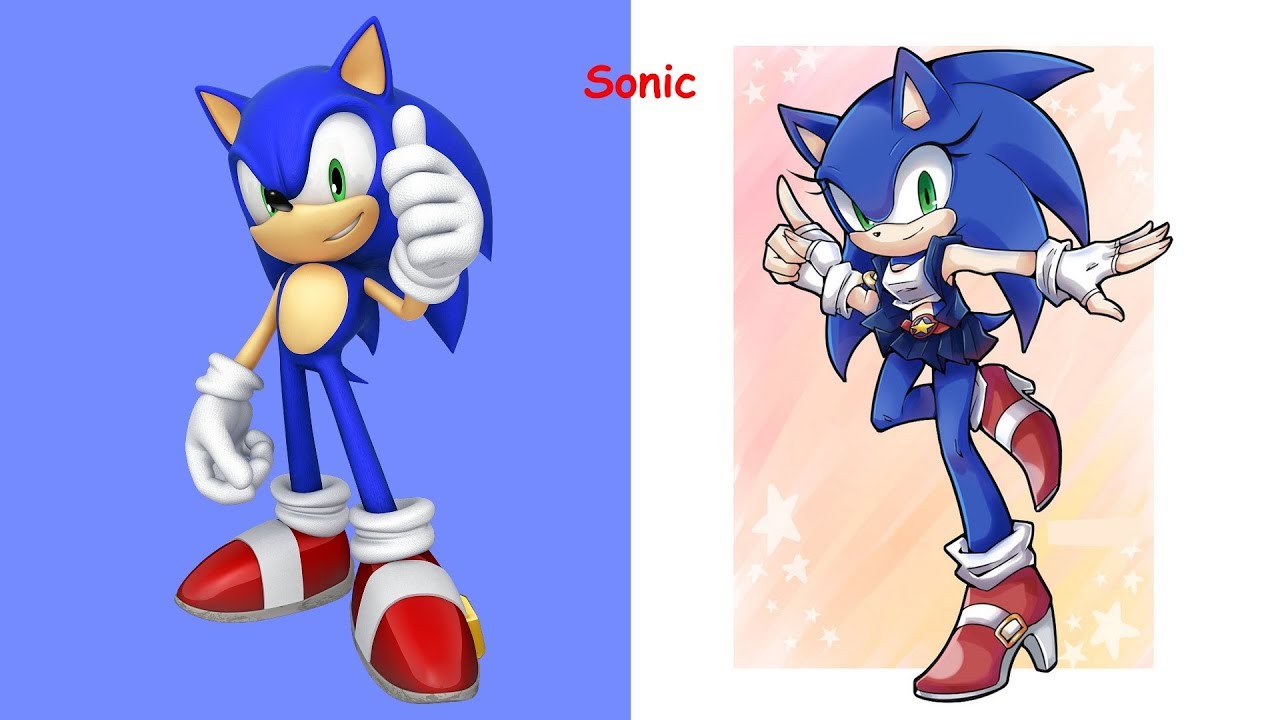 Sonic+Characters+Gender+Swap.