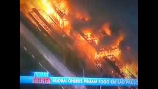 BANDIDOS TACAM FOGOS EM EMPRESA DE ONIBUS apois derrota da seleção...