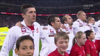 Anglia - Polska: hymn Polski