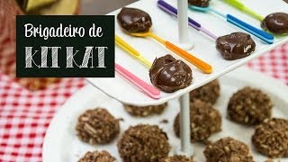 Brigadeiro de Kit Kat e brigadeiro de microondas - O Chef e a Chata