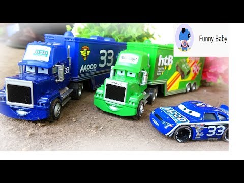 Car color, ball color, car truck color, car bus color- Funny baby