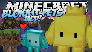 Minecraft | BLOKKIT PETS MOD! (King Gerard is Here!) | Mod Showcase