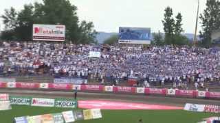 Unia Tarnów - PGE Marma Rzeszów  derby 2013 doping i oprawa