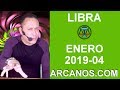 Video Horscopo Semanal LIBRA  del 20 al 26 Enero 2019 (Semana 2019-04) (Lectura del Tarot)