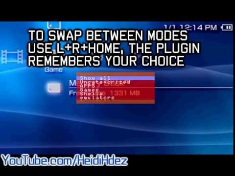 ... PSP games/apps/iso/cso - Games Categories Revised v3 [Plugin