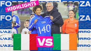 Highlights: Italia-Irlanda 0-0 | Femminile | Amichevole