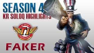 SKT T1 Faker Ryze vs Almost Full SKT T1 K - KR SoloQ Highlights