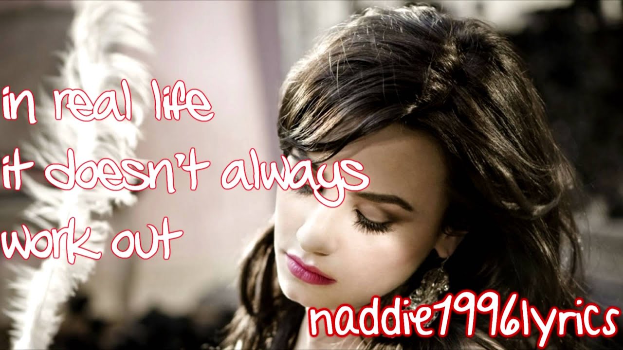 Demi Lovato - In Real Life (Lyrics Video) HD - YouTube