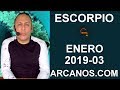 Video Horscopo Semanal ESCORPIO  del 13 al 19 Enero 2019 (Semana 2019-03) (Lectura del Tarot)