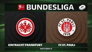 Eintracht Frankfurt vs. FC St. Pauli | Matchday 8 — Bundesliga 2025/26