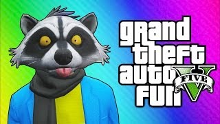 GTA 5 Online Funny Moments - The Zoo, Finding a Horse, Poop Tunnel, Crazy Taxi Driver!