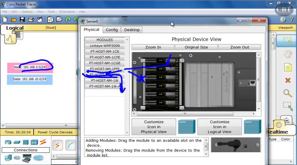 Configuring IP Phones and DHCP Server in Packet Tracer - YouTube