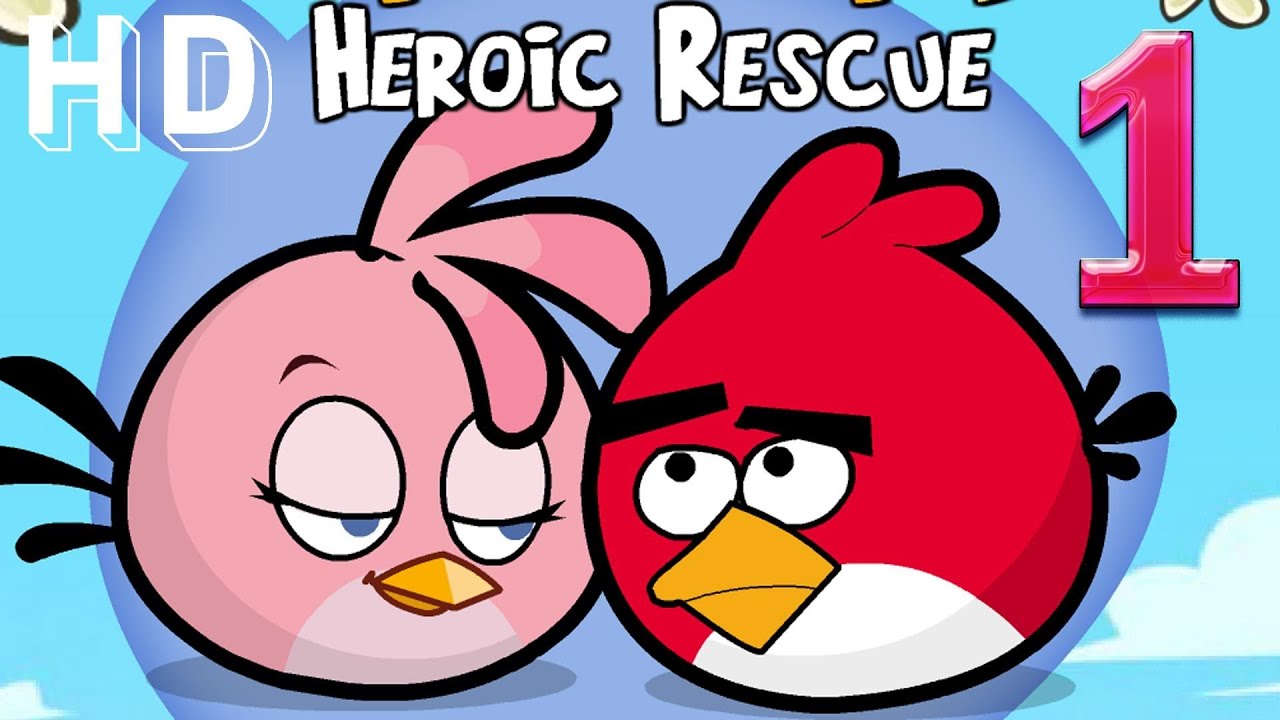 Angry Birds Movie Game Part 1  Heroic Rescue HD  Level 1 