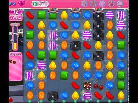 How to beat Candy Crush Saga Level 225 - 3 Stars - No Boosters - 80