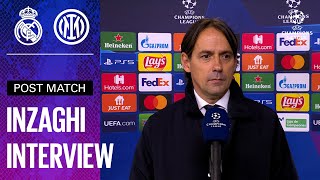 REAL MADRID 2-0 INTER | SIMONE INZAGHI EXCLUSIVE INTERVIEW [SUB ENG] 🎙️⚫🔵??