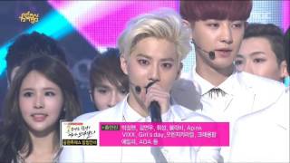 140517 쇼음악중심 1위발표 EXO-K