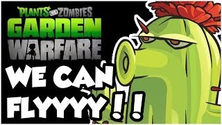 Plants vs. Zombies Garden Warfare - YES I'M FLYING!! Gameplay Walkthrough (1080p HD)
