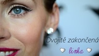 Dvojitě zakončená linka / Double winged eyeliner (40. video pro kamoska.cz  )