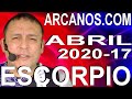Video Horóscopo Semanal ESCORPIO  del 19 al 25 Abril 2020 (Semana 2020-17) (Lectura del Tarot)