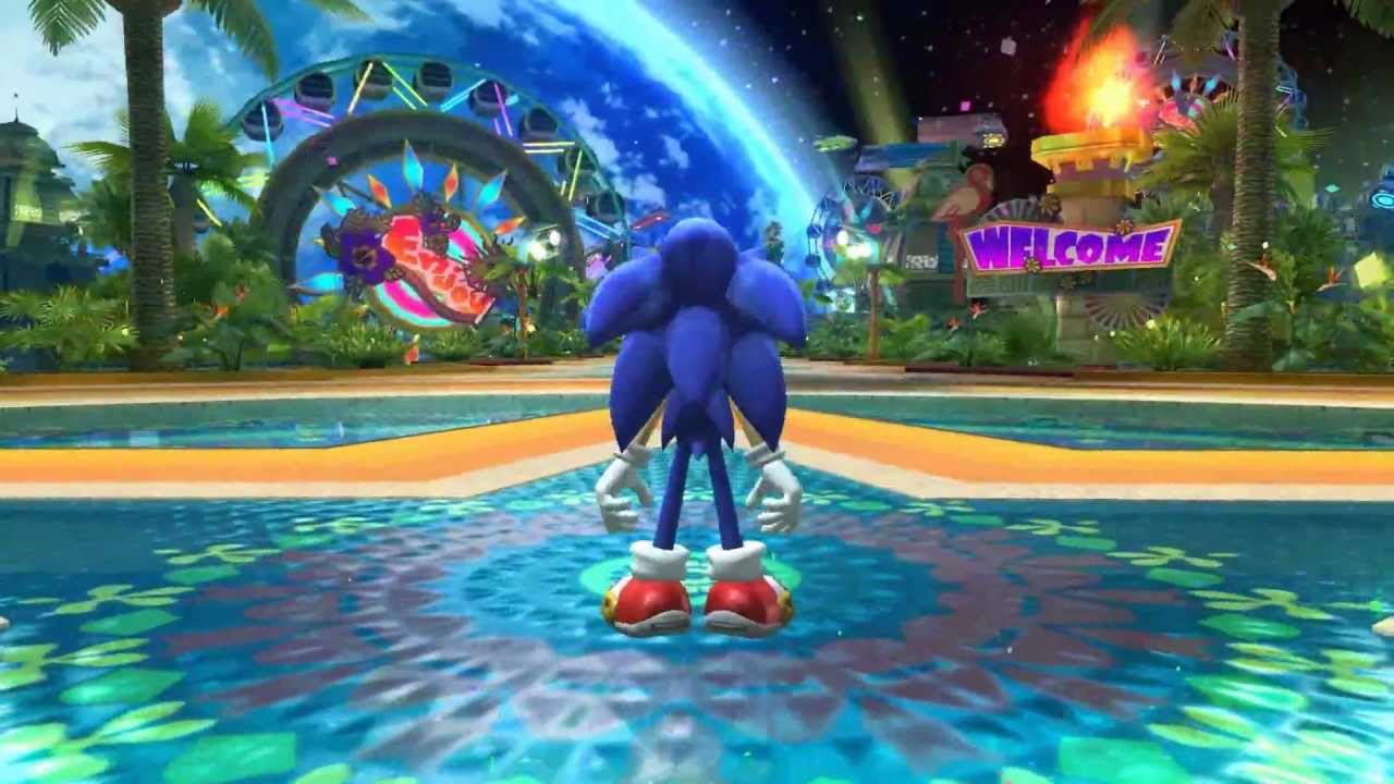 Sonic Colours Tropical Resort Act 1 1080p Dolphin Emulator - YouTube