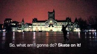 Skating on the U of T Front Campus