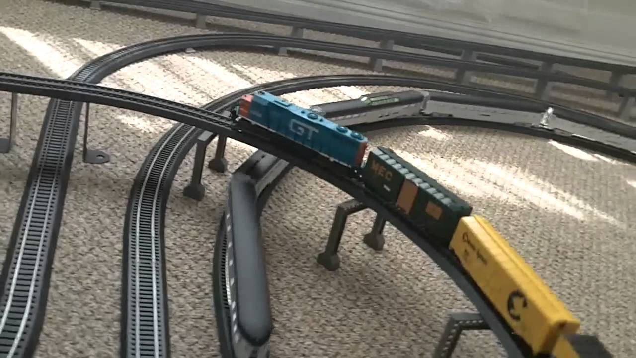 V54 IHC, Atlas and Life Like trains on power loc and e z track 