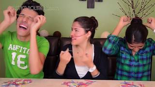 Reto: Ligas en la cara | Rubber band challenge