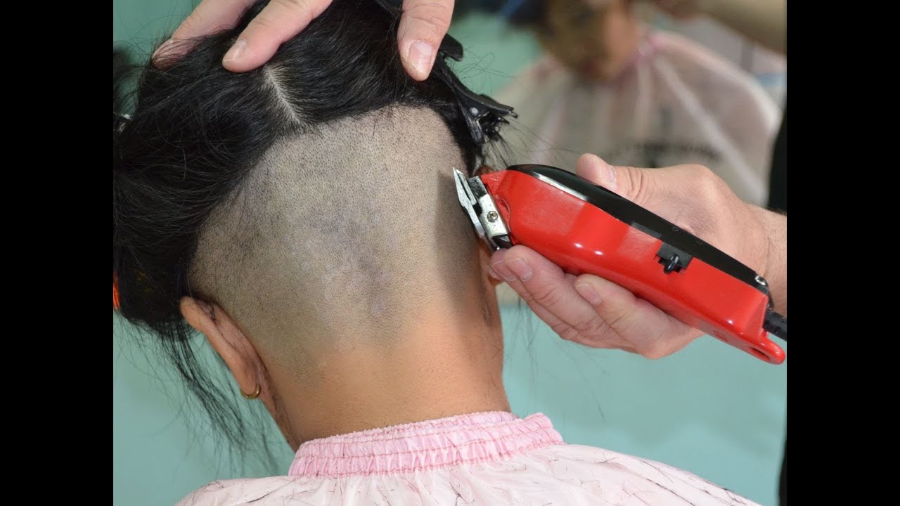 Nape hair clippers cut YouTube