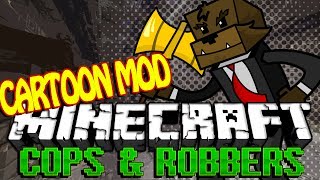 Minecraft CARTOON Modded Cops and Robbers