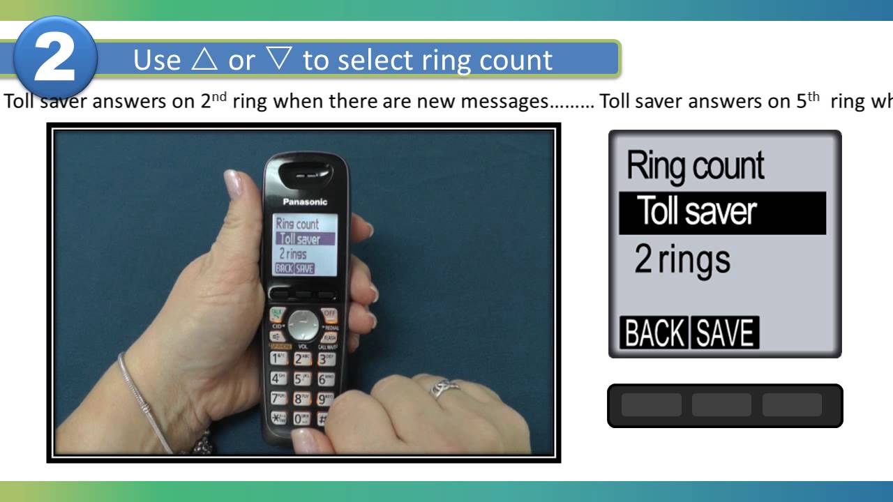 2013 Models How to Change the Answering Machine Ring count on your