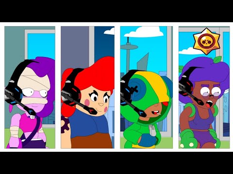 9999 IQ vs 10 IQ - BRAWL STARS ANIMATION (Funny moments & Memes)